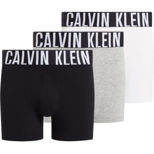 Calvin Klein Boxer Briefs (3-pack), heren boxers extra lang, zwart, grijs, wit -  Maat: XL