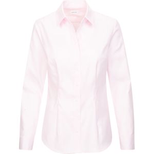 Seidensticker dames blouse slim fit, twill, roze
