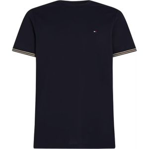 Tommy Hilfiger, Heren, Tops, Blauw, Maat: XS Katoen,