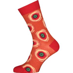 Spiri Socks The All Seeing Eye, unisex sokken, oranje, groen en rood -  Maat: 41-46