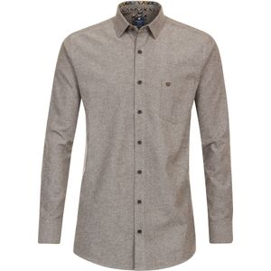 3 voor 99 | Redmond comfort fit overhemd, popeline, bruin