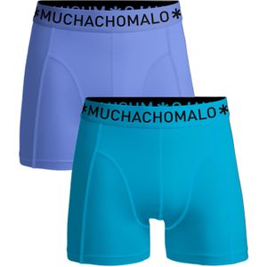 Muchachomalo boxershorts, heren boxers normale lengte (2-pack), Solid -  Maat: XXL