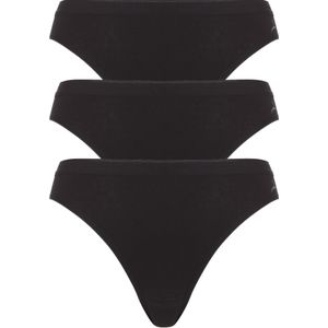 TEN CATE Basic women rio (3-pack), dames slips lage taille, zwart