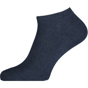 FALKE Family dames enkelsokken, katoen, donkerblauw (navy blue) -  Maat: 35-38