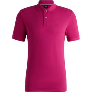 BOSS Pallas regular fit polo, pique, fel roze