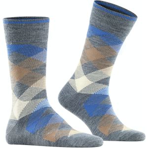 Burlington Newcastle herensokken, grijs (dark grey)