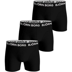 Bjorn Borg Bamboo Cotton Blend boxers, heren boxers normale lengte (3-pack), multicolor -  Maat: S