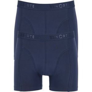 TEN CATE Basics men shorts (2-pack), heren boxers normale lengte, blauw -  Maat: L