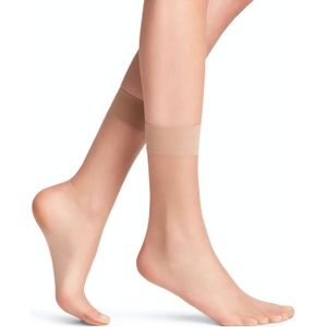 FALKE Shelina beige, glanzend ultra transparant 12 Denier pantykousen dames beige - Maat 35-38