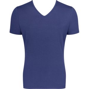 Sloggi Men GO Shirt V-Neck Slim Fit, heren T-shirt met een V-hals (1-pack), blauw -  Maat: L