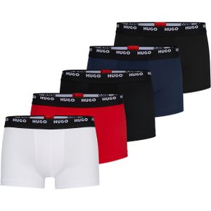 HUGO trunks (5-pack), heren boxers kort, multicolor