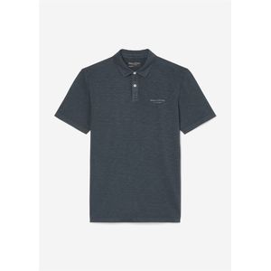 Marc O'Polo shaped fit polo, heren poloshirt korte mouw, donkerblauw -  Maat: L