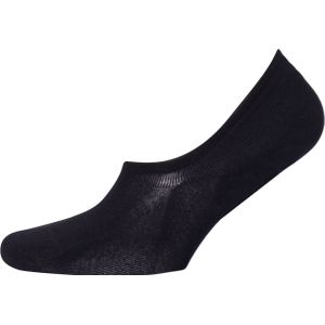 Tommy Hilfiger Footie Socks (2-pack), heren sneaker sokken katoen, onzichtbaar, zwart -  Maat: 39-42