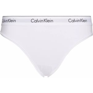Calvin Klein dames thong (1-pack), string, wit -  Maat: XXL