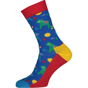 Happy Socks Dala Horse Sock, unisex sokken - Unisex - Maat: 36-40