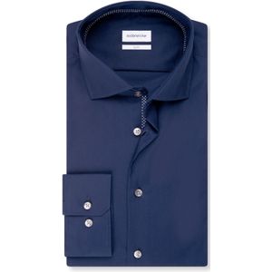 Seidensticker - Poplin - Herenoverhemd - Slim Fit - Lange Mouwen
