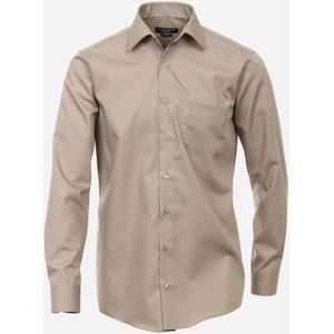 CASA MODA comfort fit overhemd, popeline, beige 48