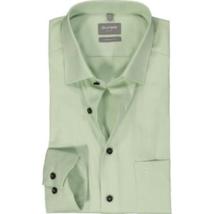 OLYMP comfort fit overhemd, structuur, groen