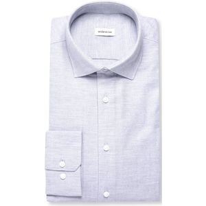 Seidensticker slim fit overhemd, popeline, blauw