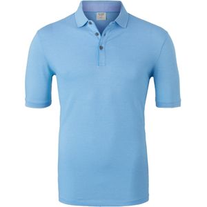 OLYMP Level 5 body fit poloshirt, stretch, turquoise melange