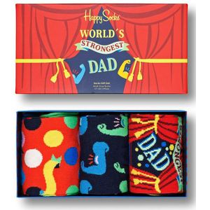 Happy Socks Father´s Day Socks Gift Set (3-pack), unisex sokken in cadeauverpakking - Unisex - Maat: 36-40