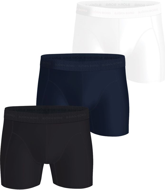 Björn Borg - Microfiber - Boxershorts - Set van Drie - Gerecycled Polyester