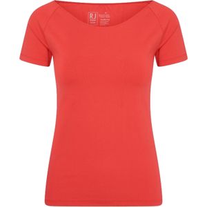 RJ Bodywear Pure Color dames T-shirt (1-pack), rood