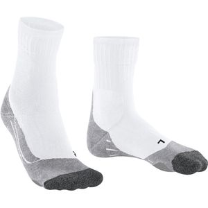 FALKE PL2 heren tennis sokken, wit (white-mix) -  Maat: 42-43