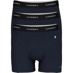 Claesen's Basics boxers (3-pack), heren boxers lang, blauw -  Maat: M