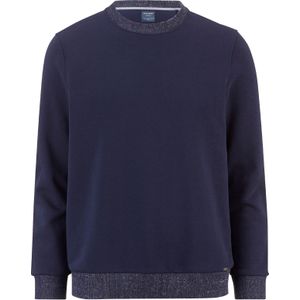 OLYMP modern fit sweatshirt katoenmengsel, marineblauw -  Maat: XXL