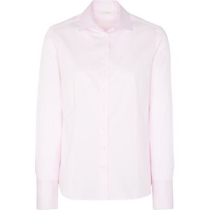 ETERNA dames blouse modern classic, stretch satijnbinding, roze -  Maat: 46