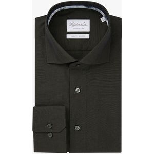 Michaelis slim fit heren overhemd, twill, groen
