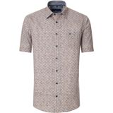 CASA MODA - Sport Comfort Fit - Overhemd - Blauw - Korte Mouw, Popeline, Easy Iron