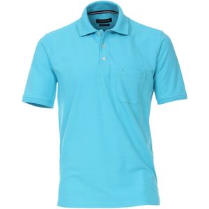 CASA MODA comfort fit heren polo, aqua