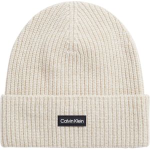 Calvin Klein muts, daddy wool beanie, off white