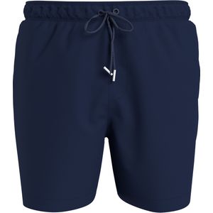 Calvin Klein Medium Drawstring swimshort, heren zwembroek, navy blauw -  Maat: XXL