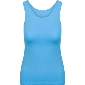RJ Bodywear Pure Color dames top (1-pack), hemdje met brede banden, turquoise