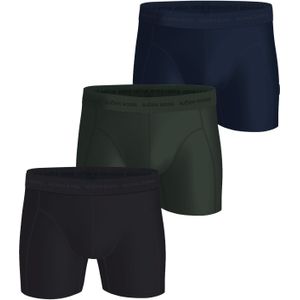Bjorn Borg boxers, microfiber heren boxers lange pijpen (3-pack), navy blauw, groen, zwart