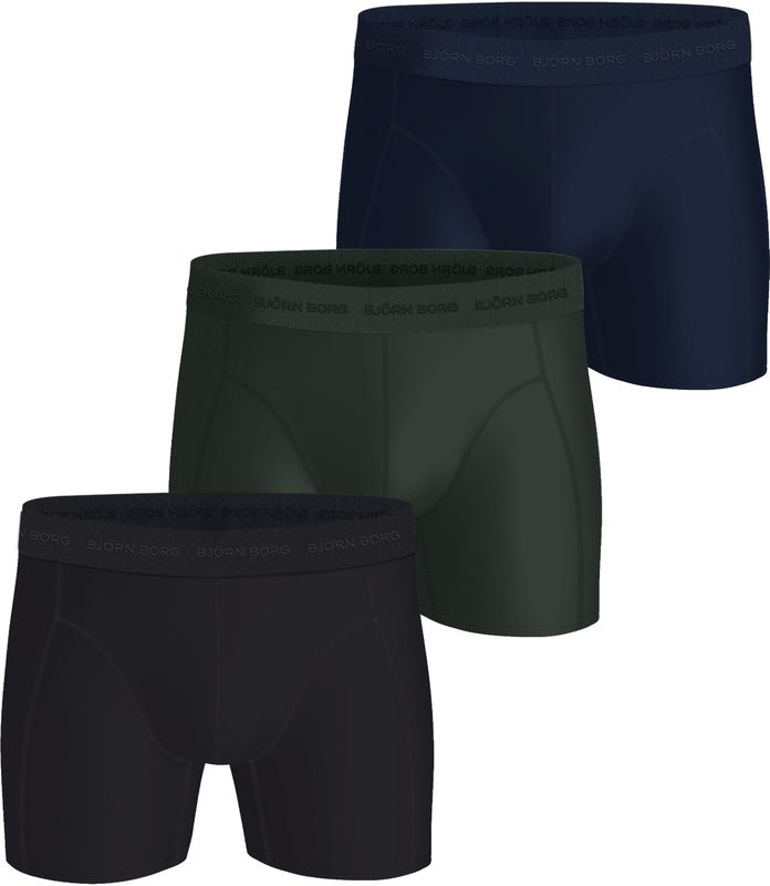 Björn Borg - Microfiber - Boxershorts - Set van Drie - Gerecycled Polyester