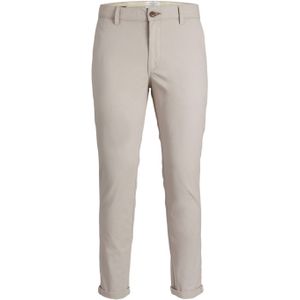 JACK & JONES Marco Fury slim fit, heren chino, beige -  Maat: 32/32