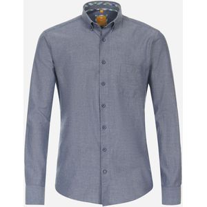 3 voor 99 | Redmond modern fit overhemd, popeline, blauw