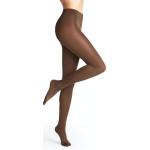 FALKE Seidenglatt 80 DEN dames panty, coffee -  Maat: S-M