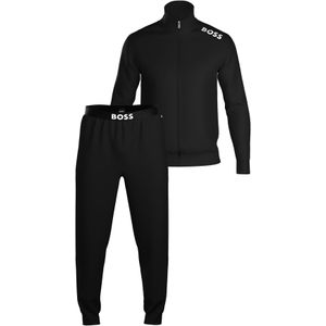 BOSS Long Set, heren lounge set, zwart