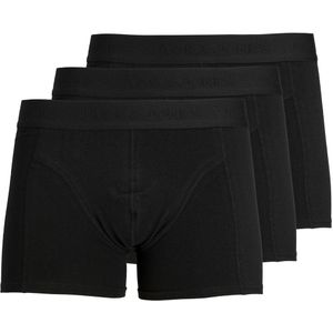 JACK & JONES Jacwaistband trunks (3-pack), heren boxers normale lengte, zwart -  Maat: 3XL