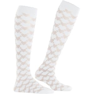 FALKE Sweet Thing 25 DEN dames kniekousen, wit (white)