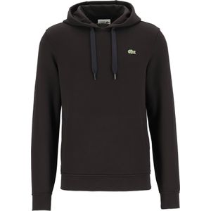 Lacoste heren hoodie sweatshirt, zwart -  Maat: L