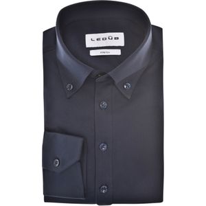 Ledub modern fit polo overhemd, tricot, jersey, donkerblauw
