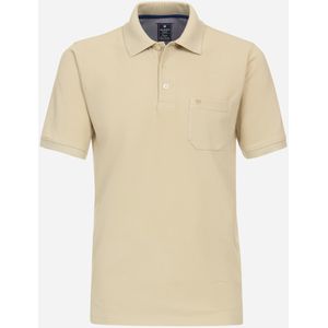 Redmond regular fit heren polo, pique, beige