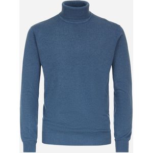 Redmond heren coltrui katoen, blauw (middeldik) -  Maat: XL