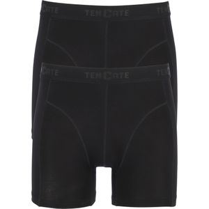 TEN CATE Basics men bamboo viscose shorts (2-pack), heren boxers normale lengte, zwart